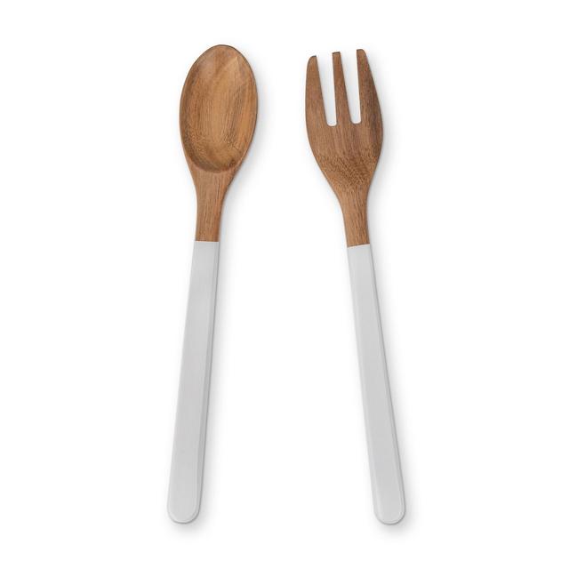 Thirstystone Salad Servers with Christmas Tree Handles, Set of 2