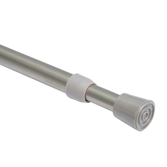 28"-48" Round Spring Tension Curtain Rod Nickel - Room Essentials™