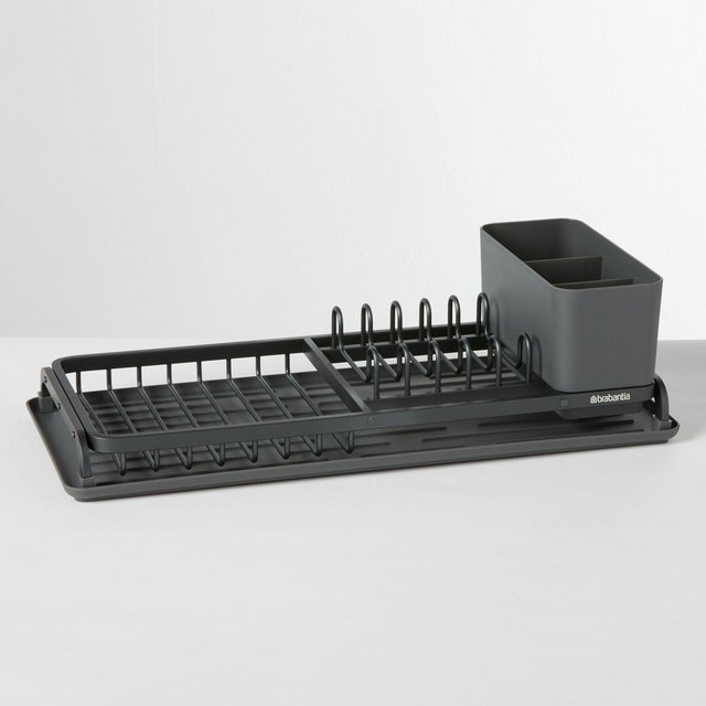 Brabantia Dark Grey Compact Dish Drying Rack