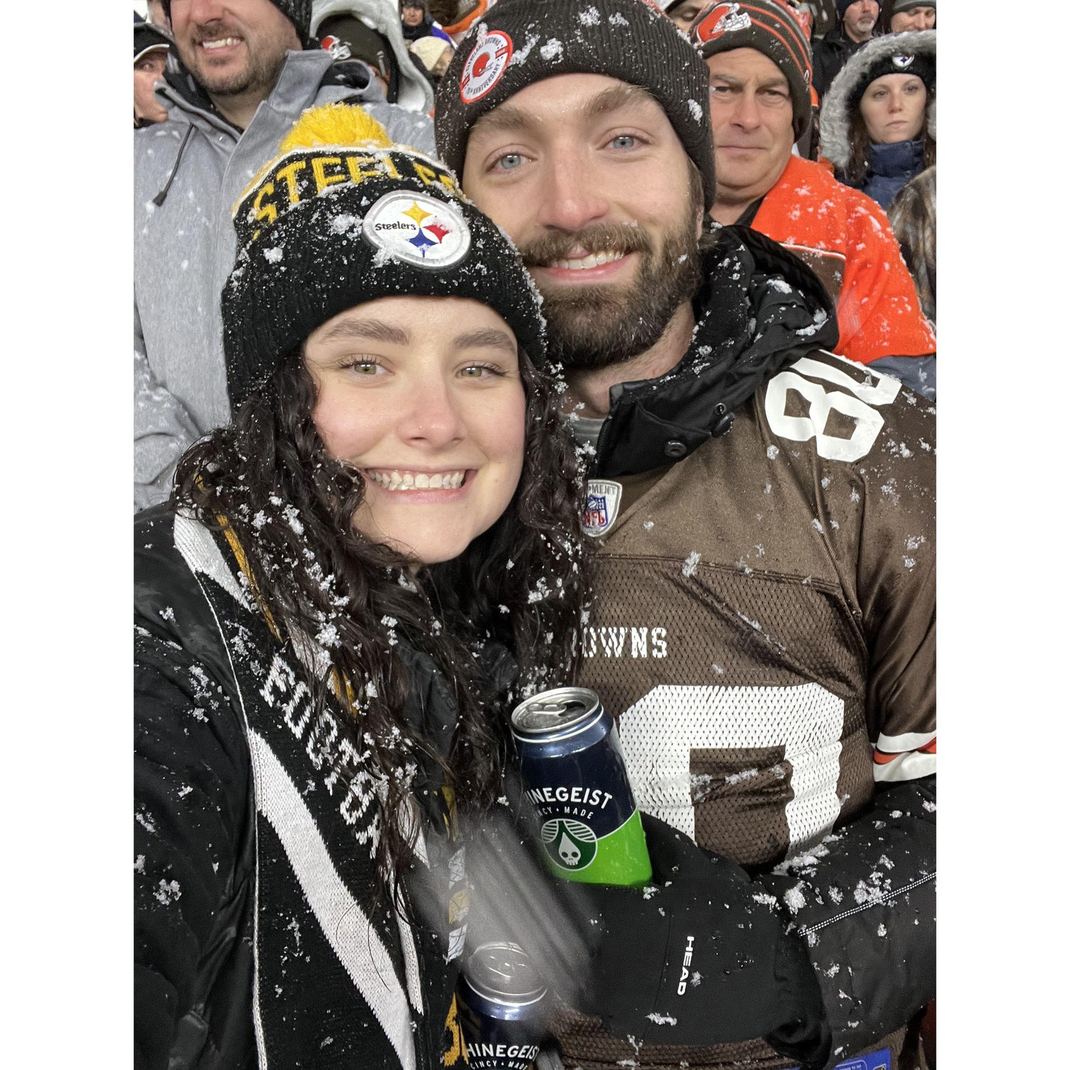 11/21/24: another Browns v Steelers - the "Snow Globe Game"