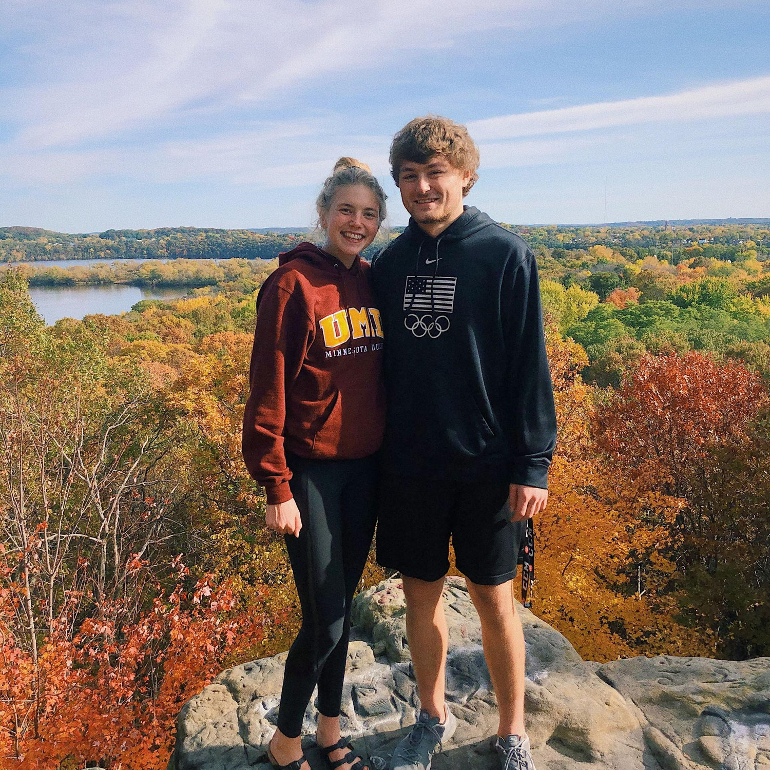 2019- Abby's freshman year of college at UW-Eau Claire