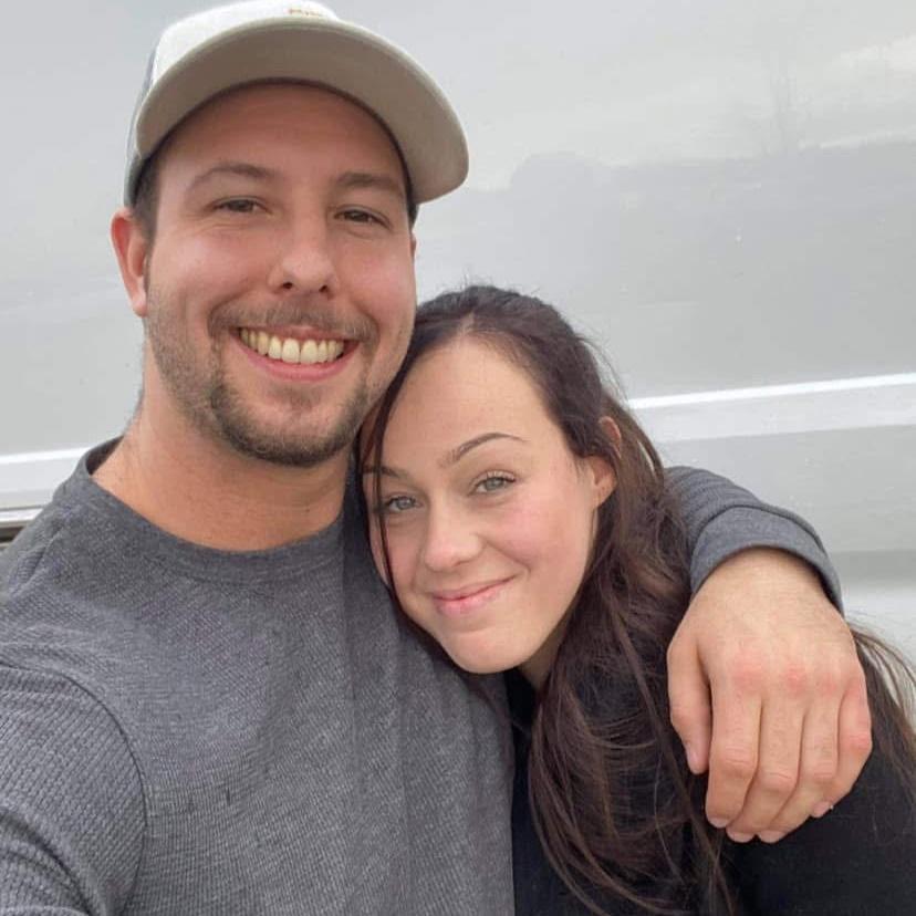 Our first photo together.