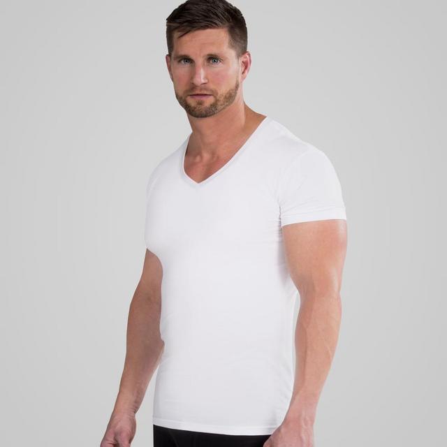 One Work Week 5-Pack, White, Crew, Size M