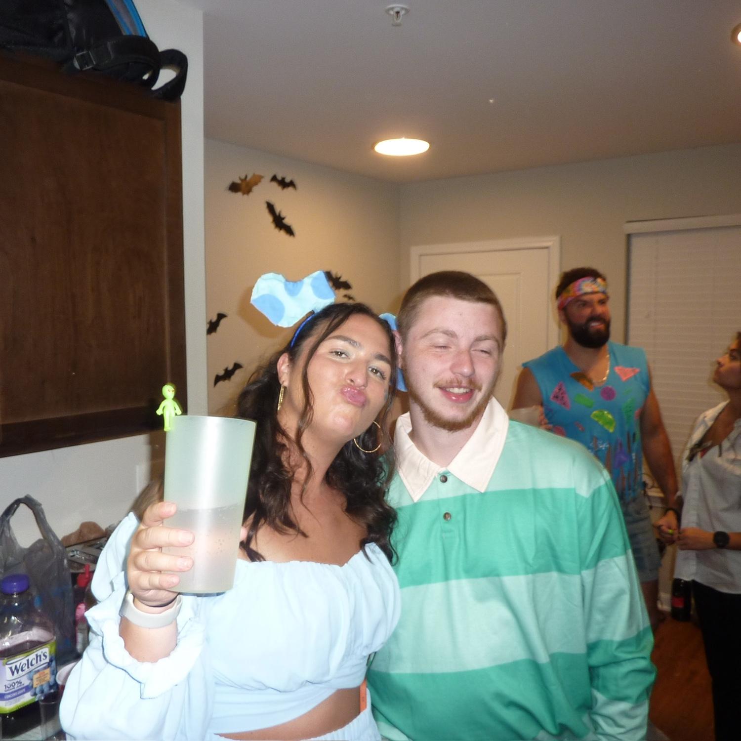 Went to a friends for a Halloween Party