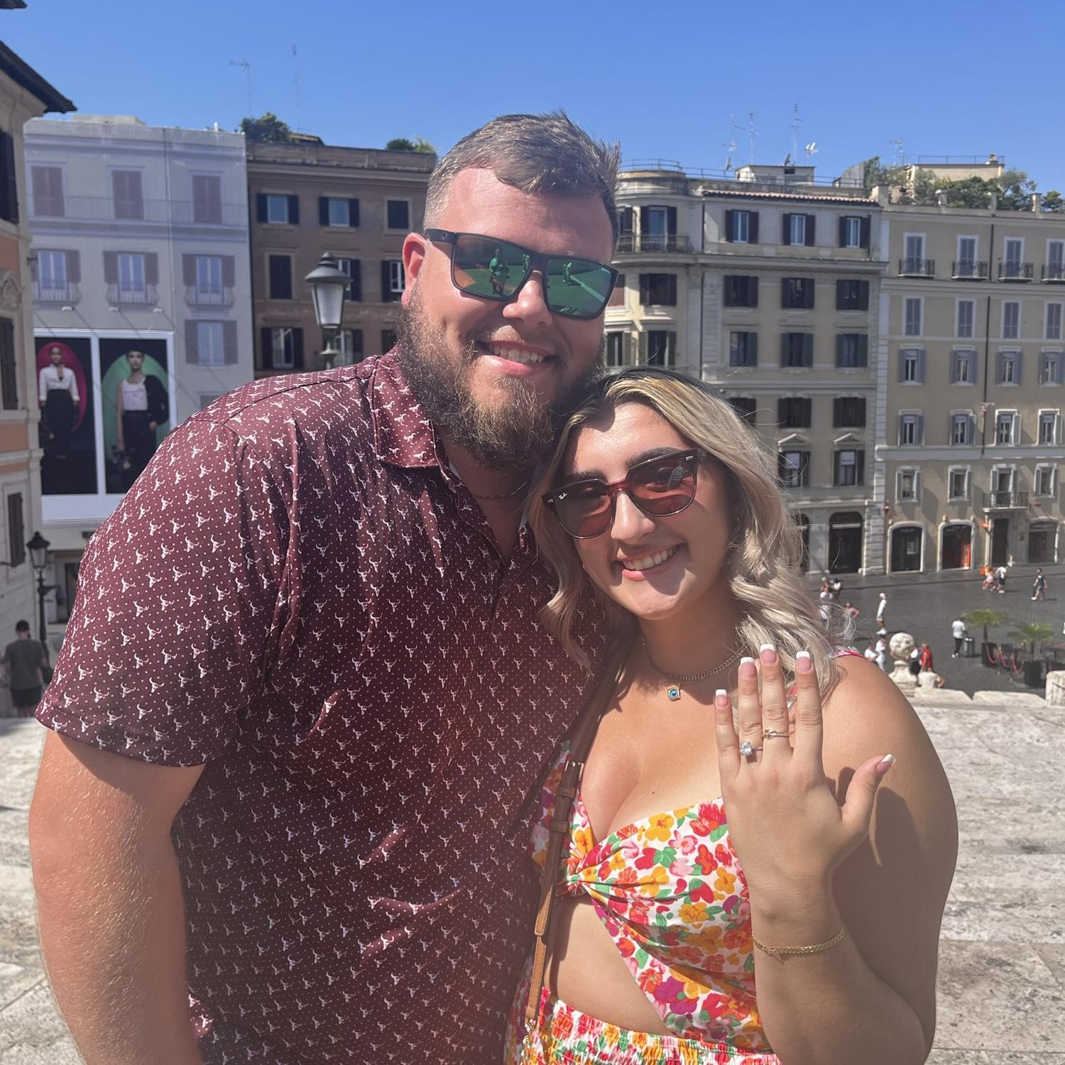 We got engaged!