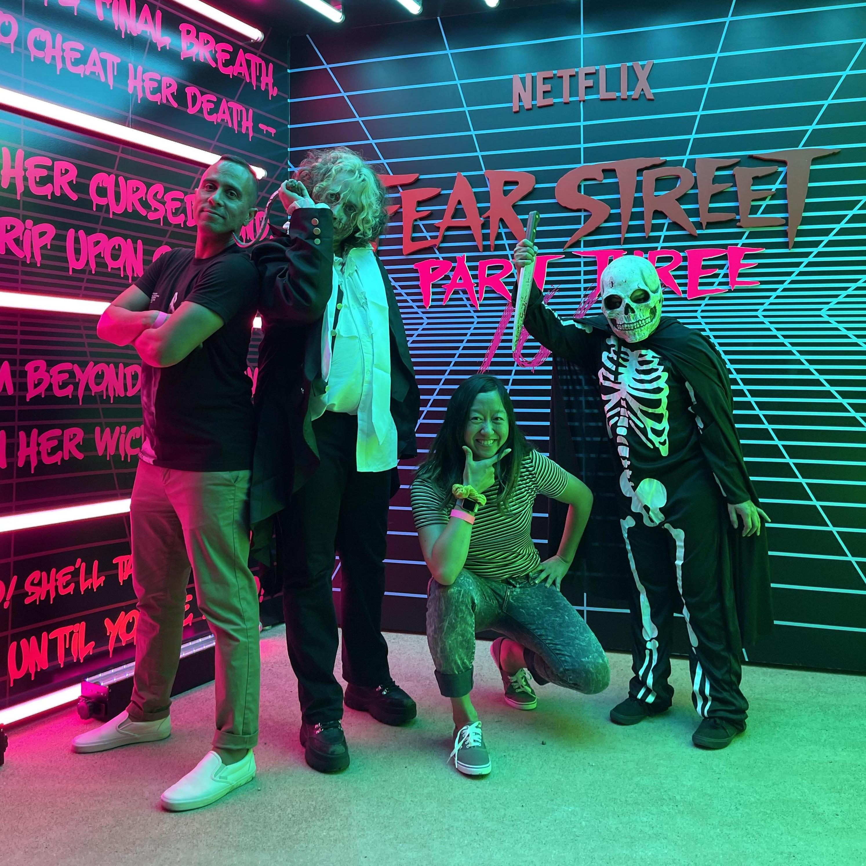 Our love is so strong that we didn't get killed off within the first 20 minutes of this horror movie.