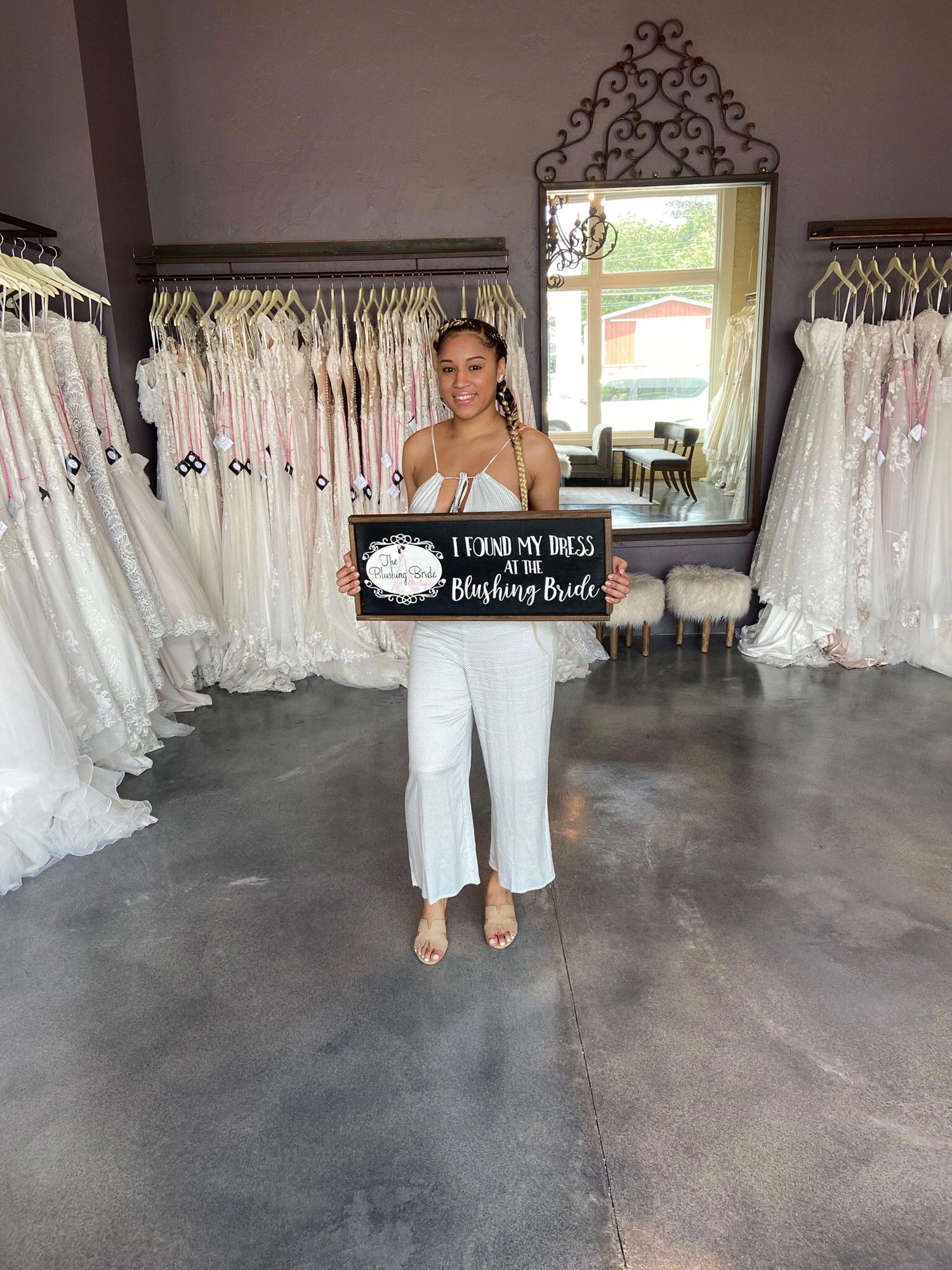 The day I found my wedding dress!