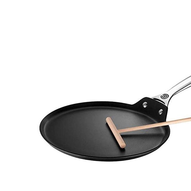 Le Creuset Toughened PRO 11" Crepe Pan with Rateau Nonstick Cookware, Grey