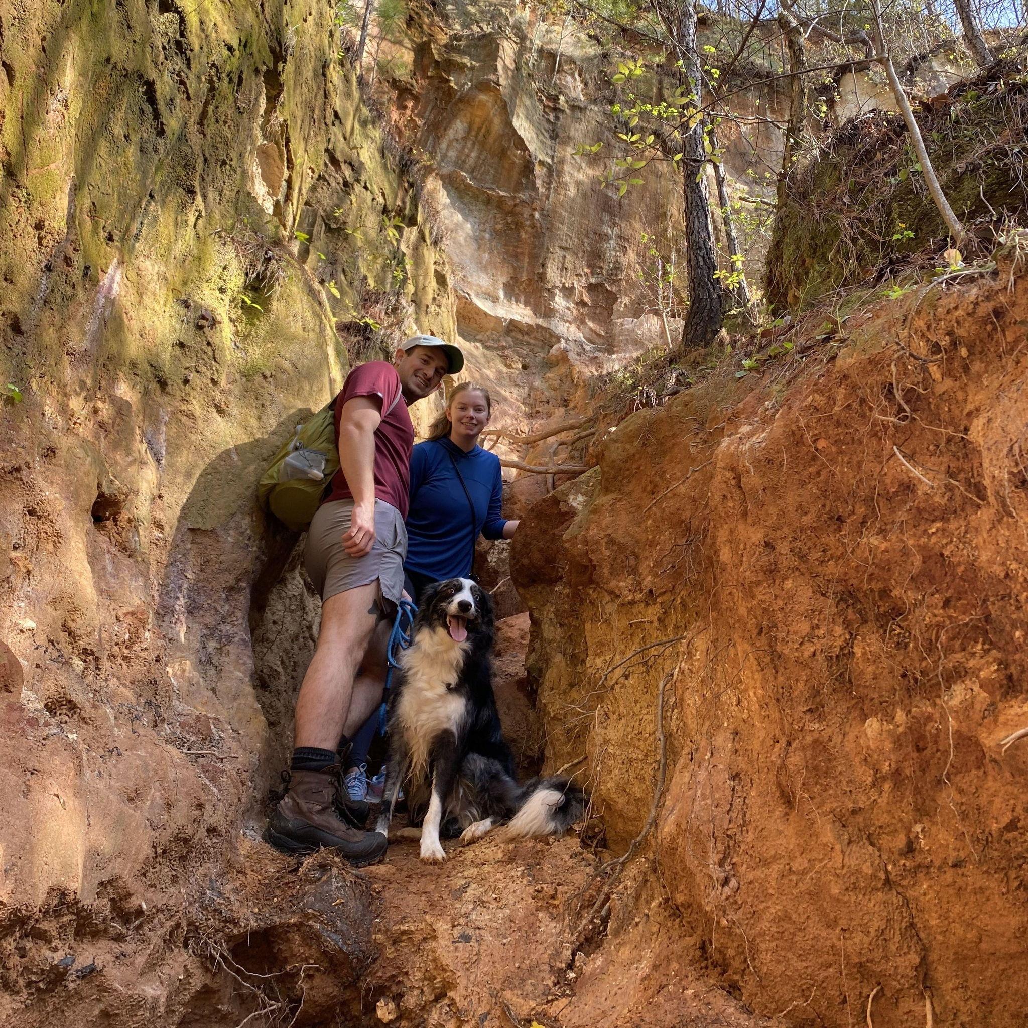 Providence Canyon, GA with Edie's parents