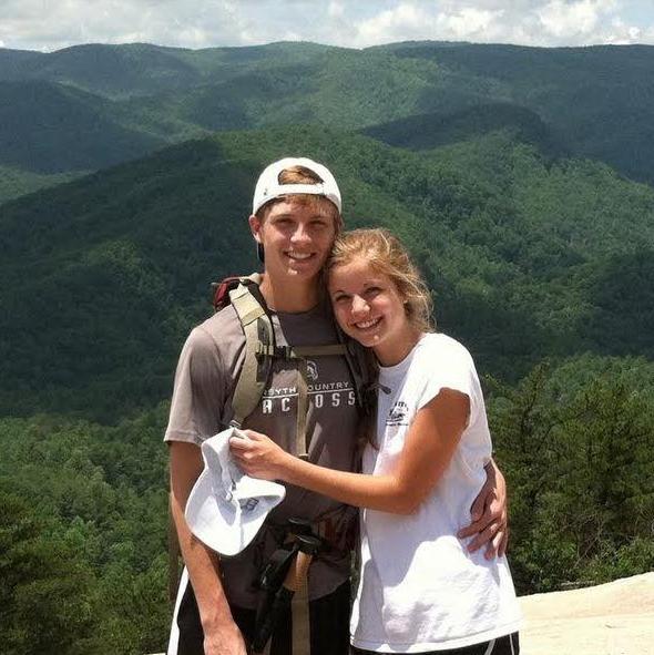 Hiking at Stone Mountain in high school