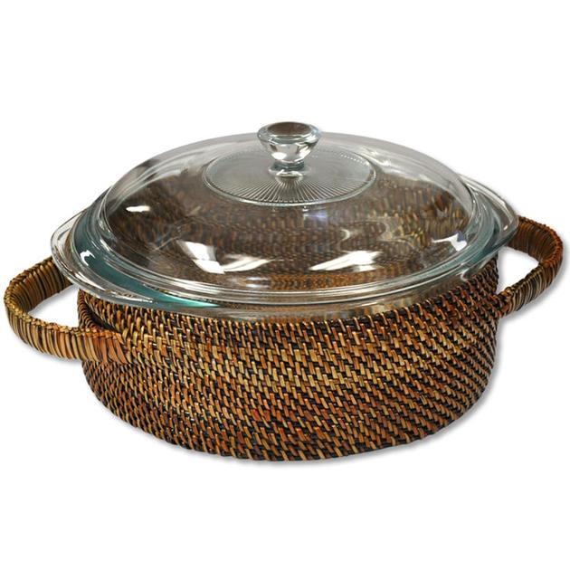 Wicker Round Baker