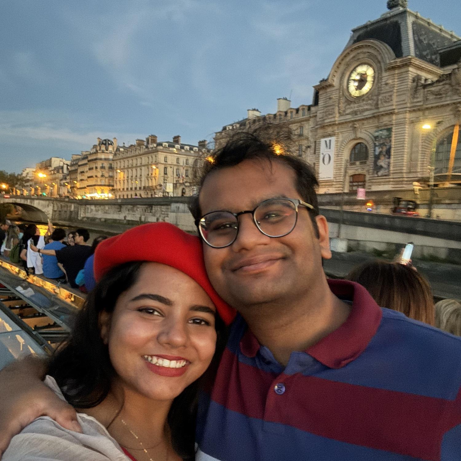 In the city of love.