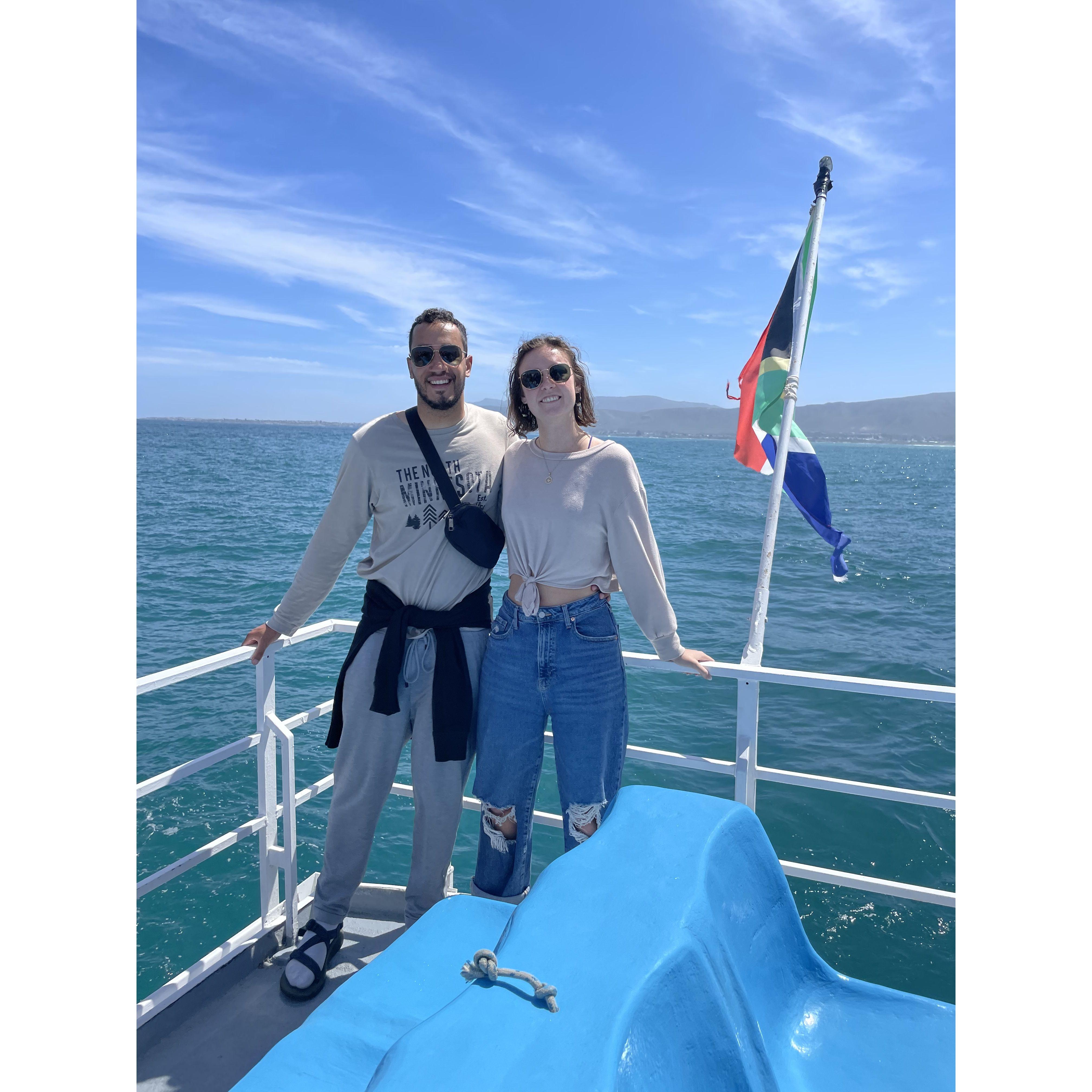Whale watching along the South Africa coast!