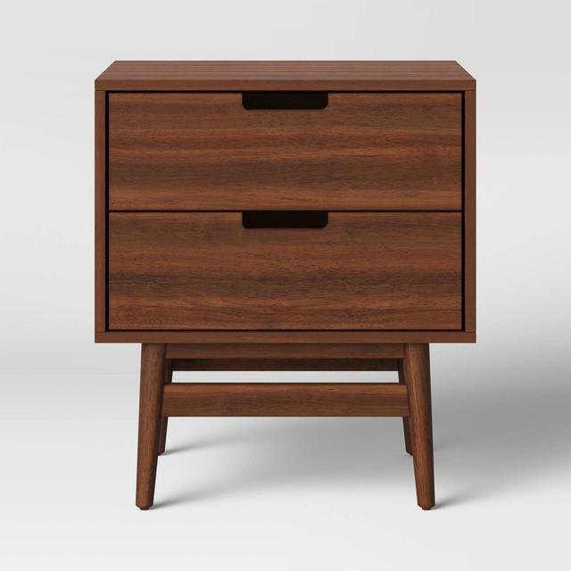 Ellwood Nightstand with Drawers Brown - Project 62™