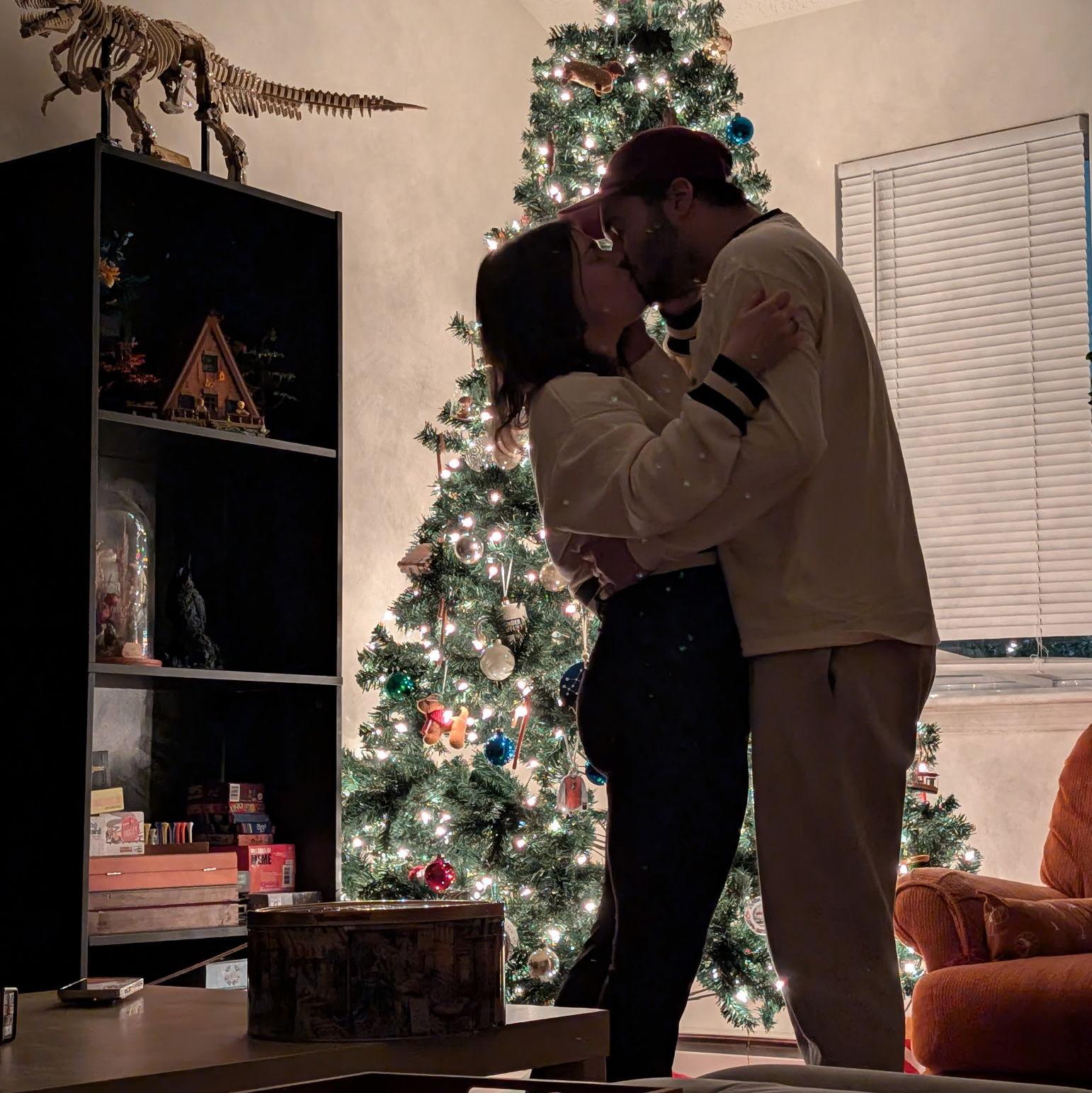 Our first new years together! And the first day of our wedding year.