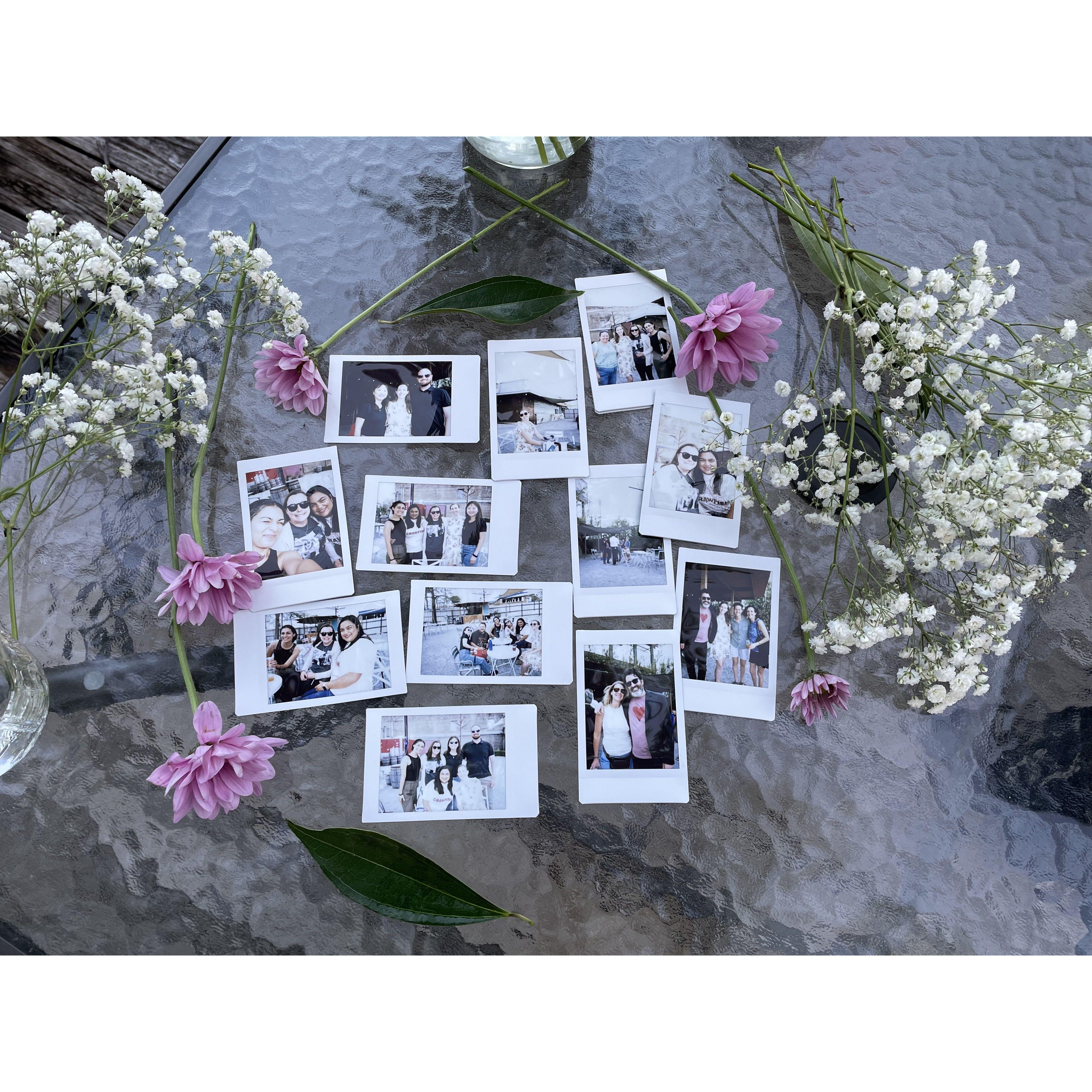 Photos from our engagement party in March 2025.