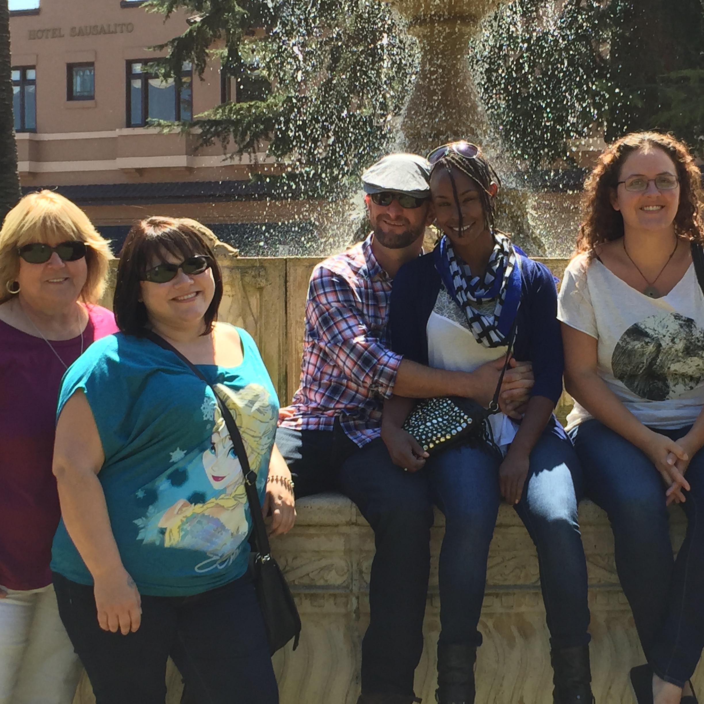 Celebrating Matt's birthday 
2015