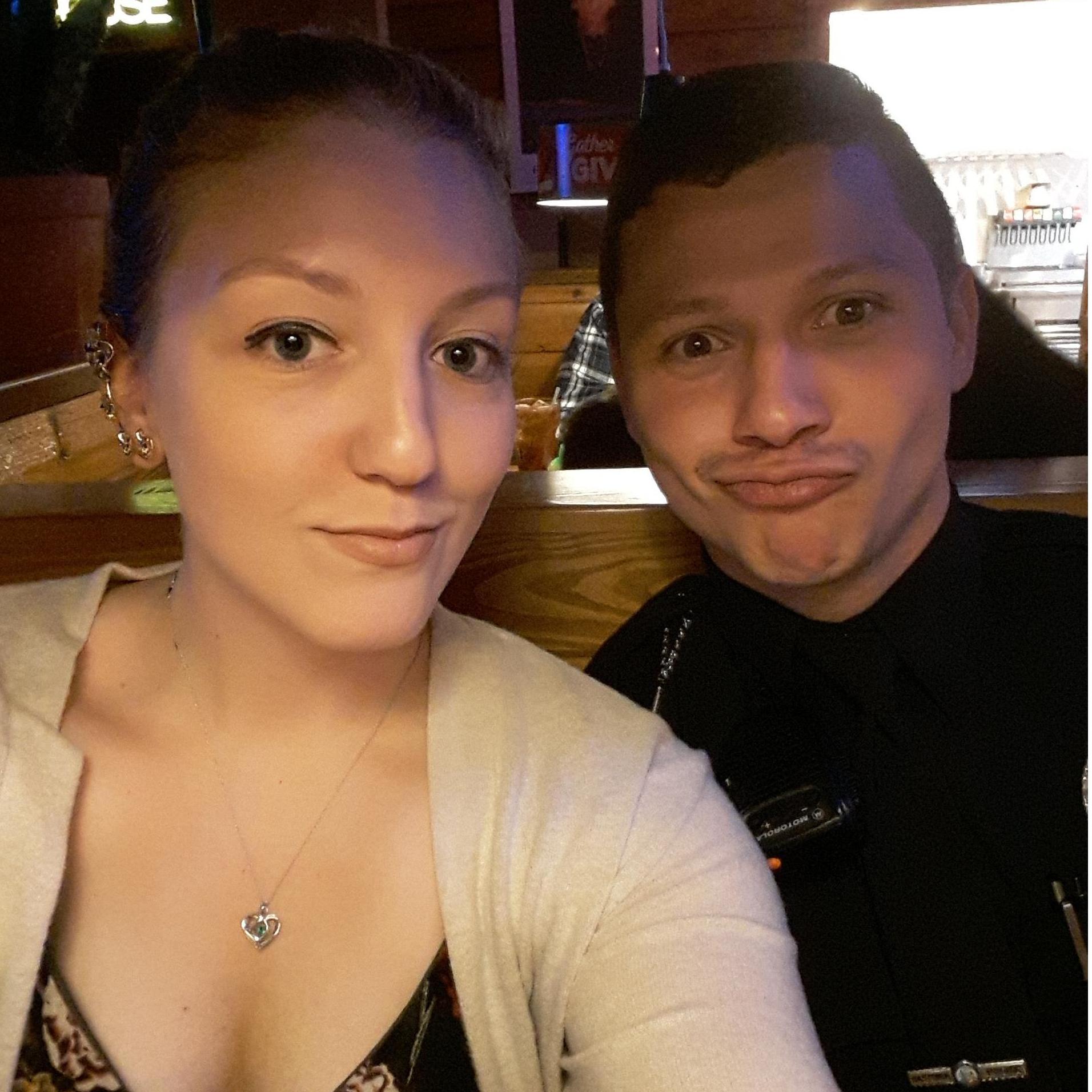 Dinner after "official" swear in with Gastonia PD 2017