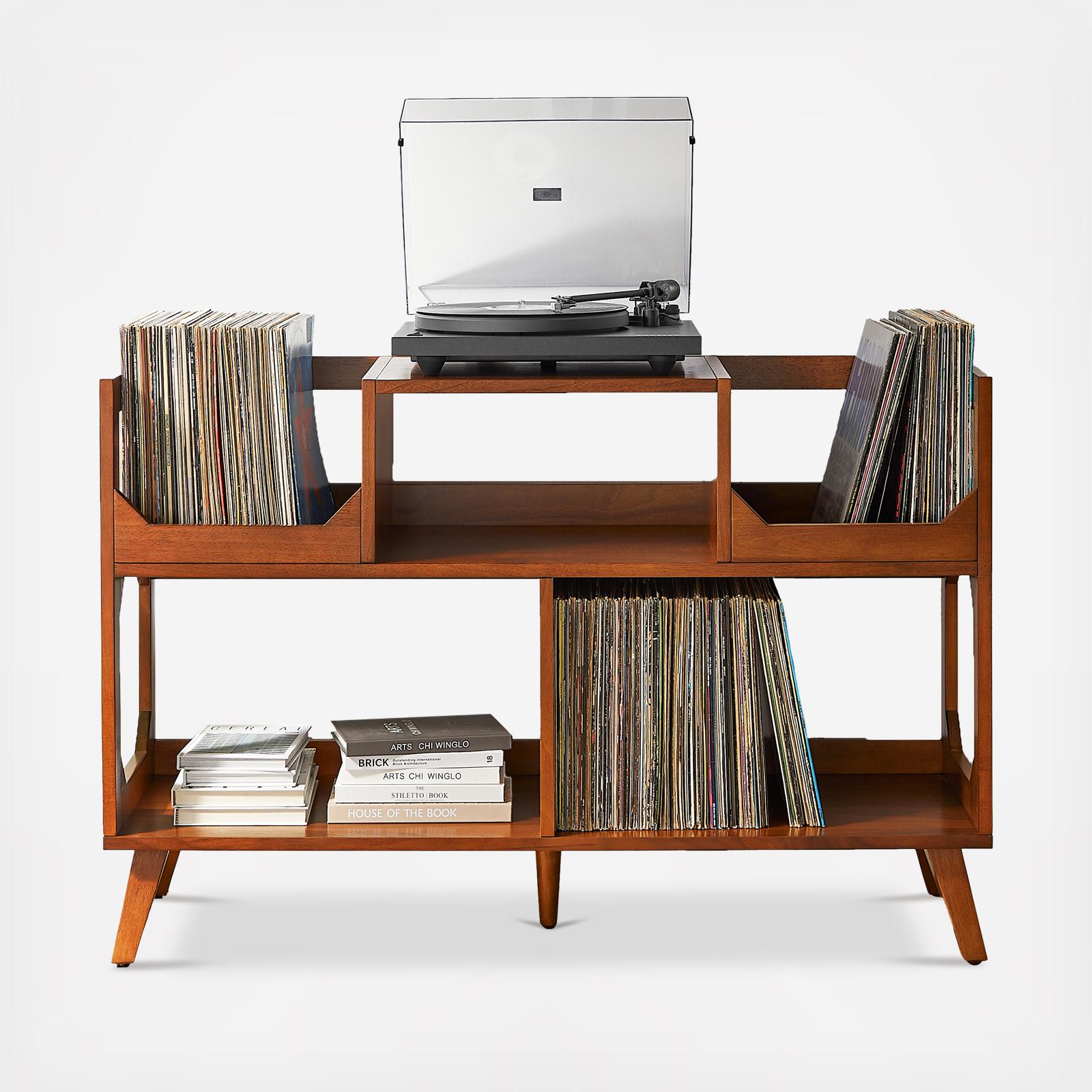 Crosley Furniture, Asheville Large Record Storage Console | Zola