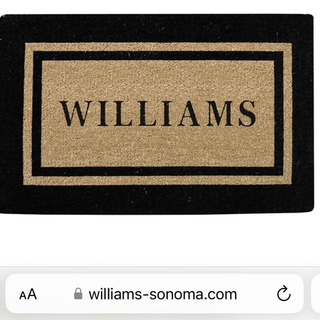 Personalized doormat