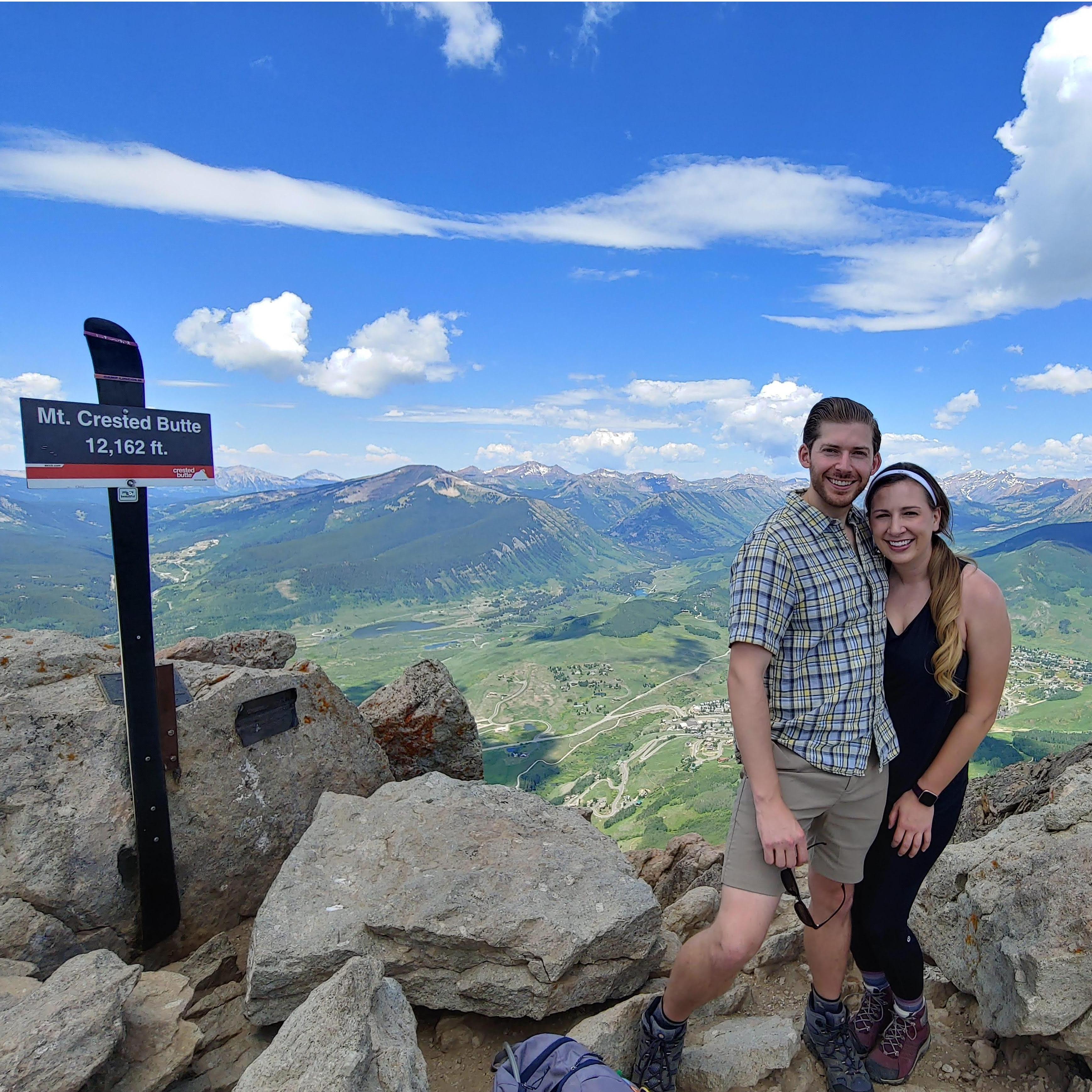 Summit of Mt Crested Butte. July 2021
