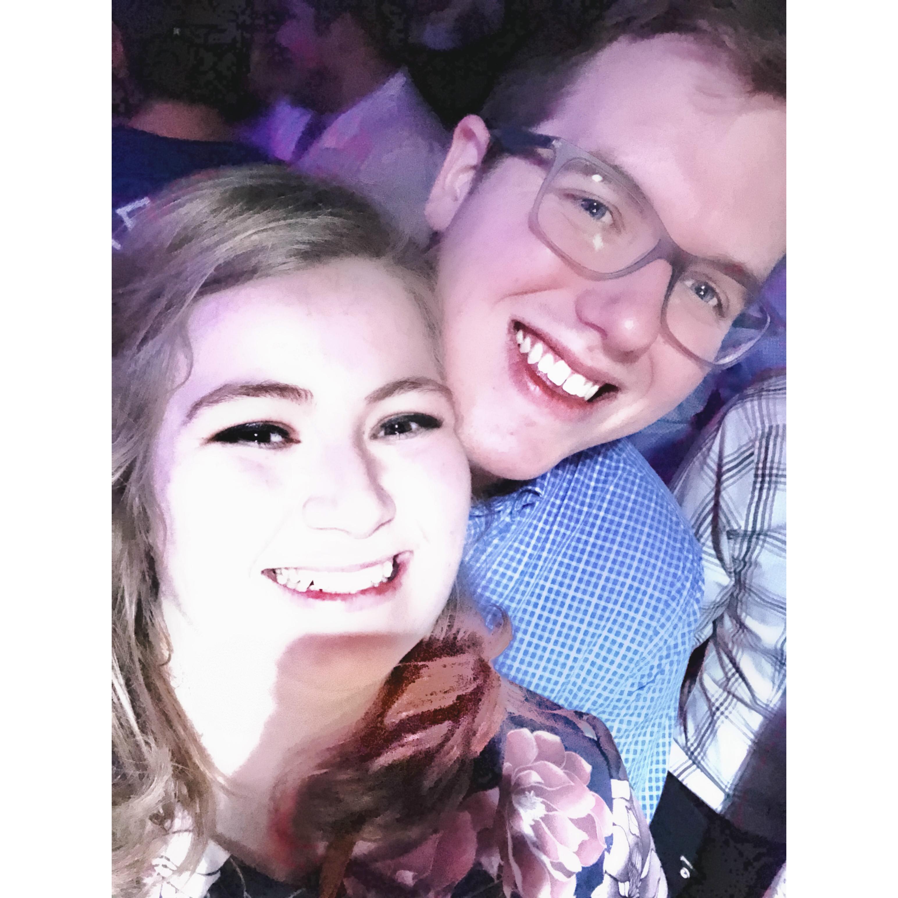 On our second date, I got to take him to his first "clubbing" experience! I had a blast. And once he had a few gin and tonics...he did, too!