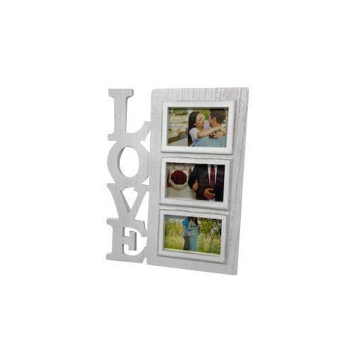 Love Frame by FoxCarr is a wall frame collage that holds 4x6 photos and is great for weddings, anniversary gifts, engagements, or for any love story.
