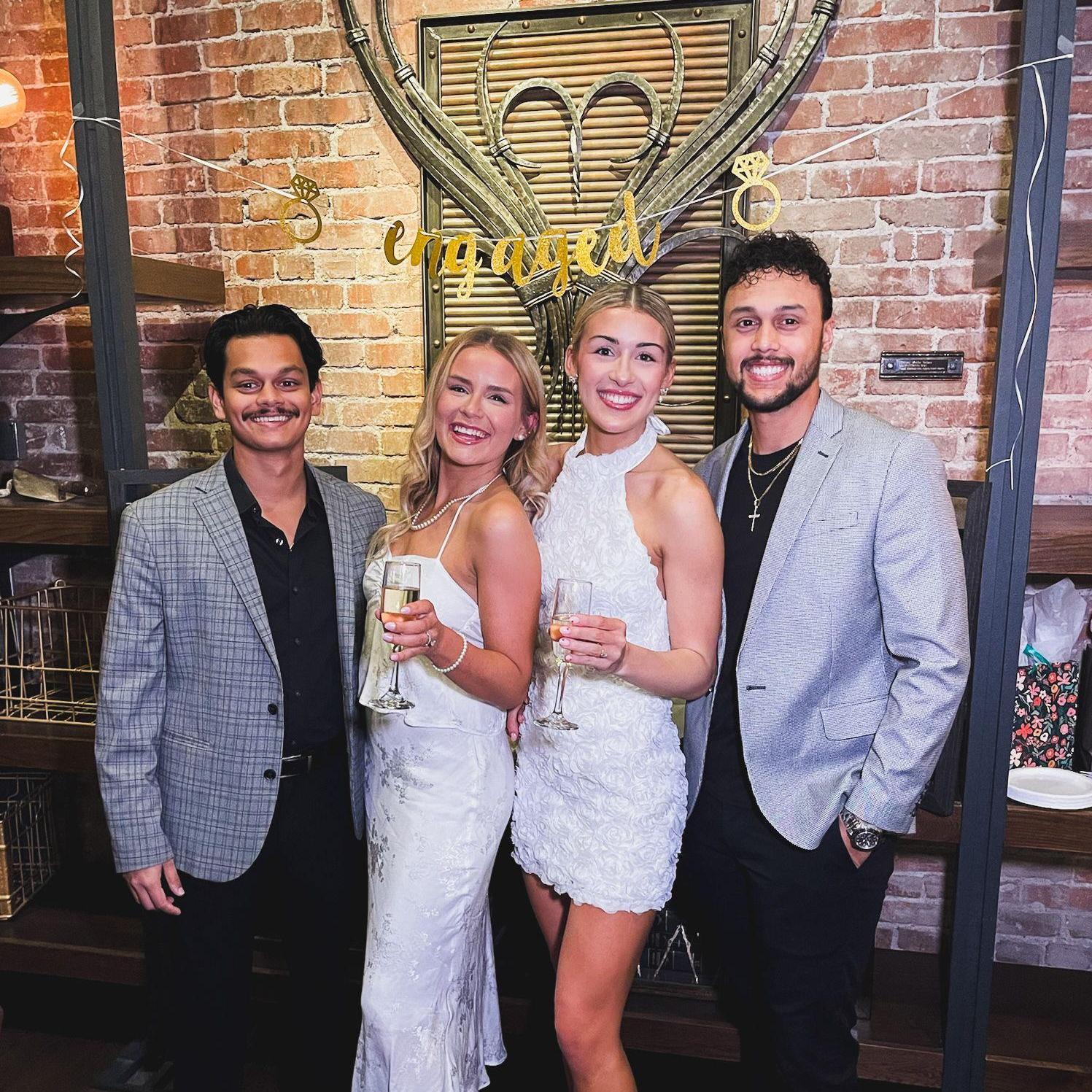 Conjoined engagement party with our best friends -2024