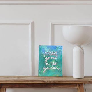 The Secret Garden Please, Go Out in the Garden Art Print by Maggie Lemak