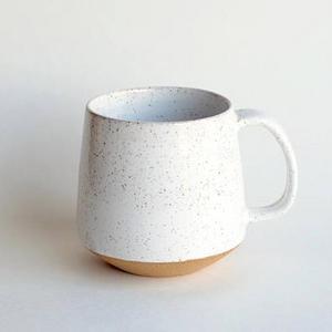 Ceramic Coffee Mug - MADE TO ORDER - Handmade Mug - Pottery Mug - Modern Mug - White Mug - Rustic - Unique Coffee Mug - Ceramic Mug