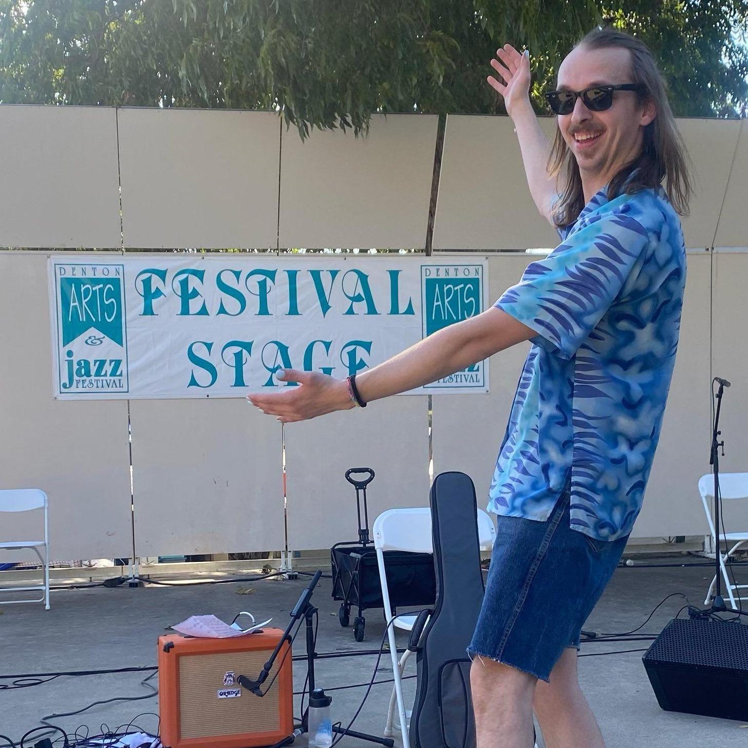 Playing at Arts & Jazz Fest!!
Fun Fact: Chloe danced on this stage in high school!