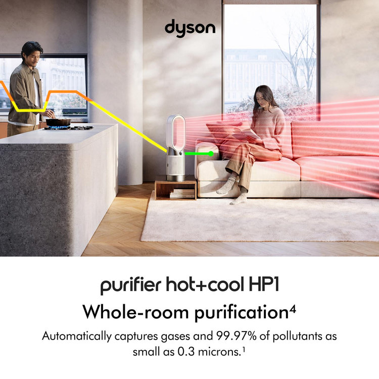 Dyson, Purifier Hot & Cool HP1 Purifying Fan | Zola