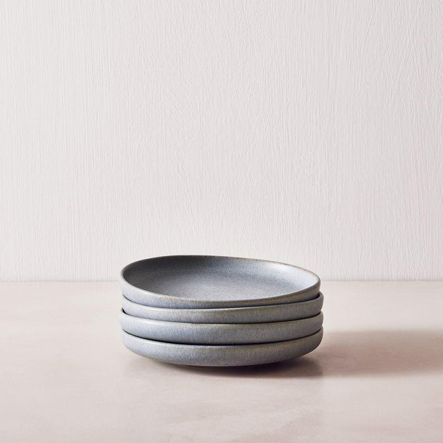 Aaron Probyn Kanto Collection, Appetizer Plate, Arctic Blue, Set of 4