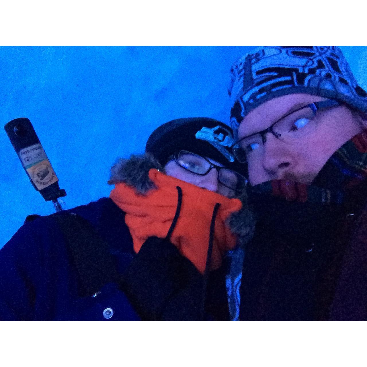 Cold King and Queen of the Ice Castle... very cold...