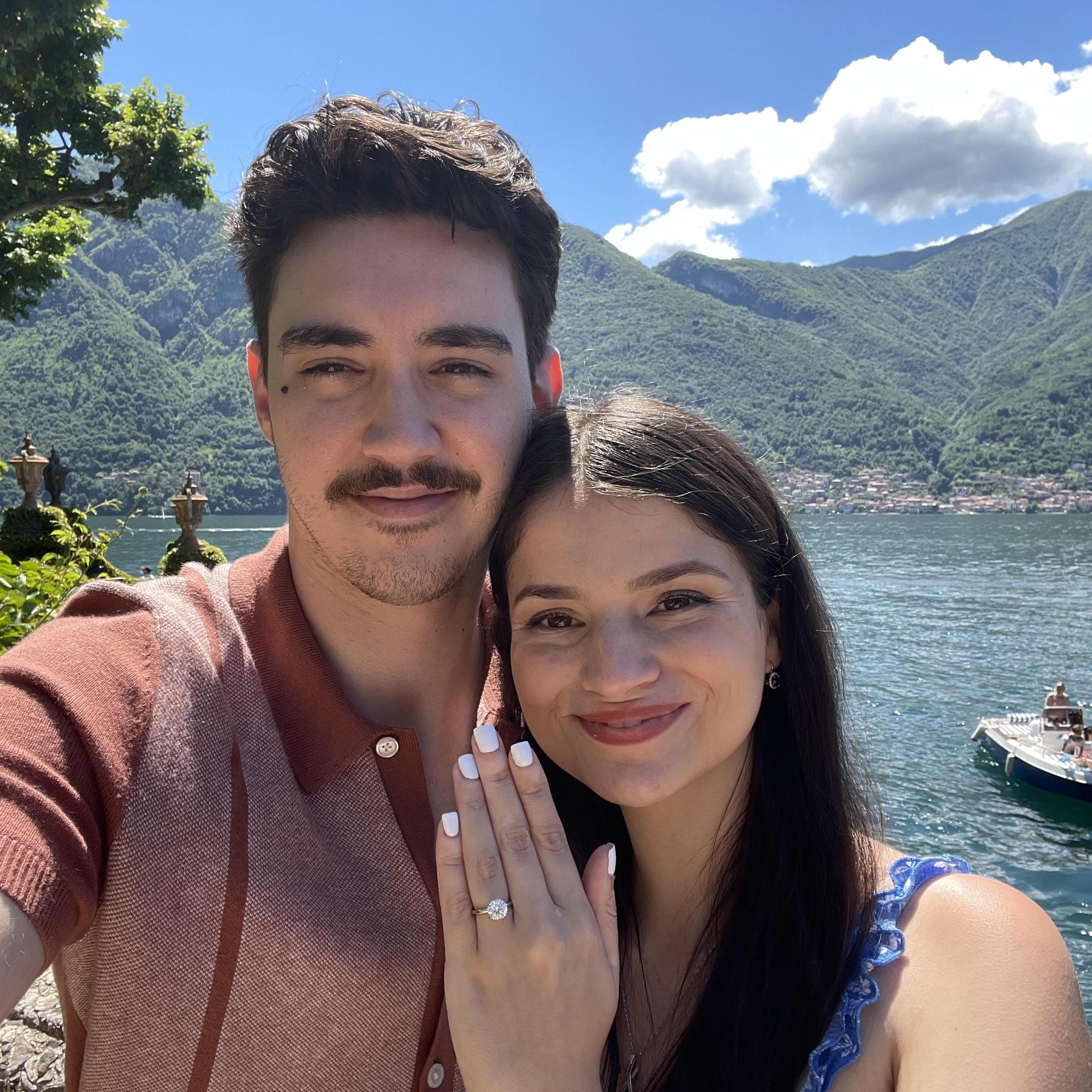 Our engagement at Villa Balbianello in Lake Como, Italy 2021