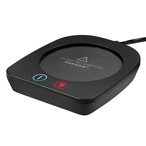 VOBAGA Coffee Mug Warmer&Cup Warmer for Office Desk Use, Electric Beverage Warmer With Three Temperature Settings, Coffee Warmer Plate For Cocoa Tea Water Milk with Auto Shut off after 4 hours feature