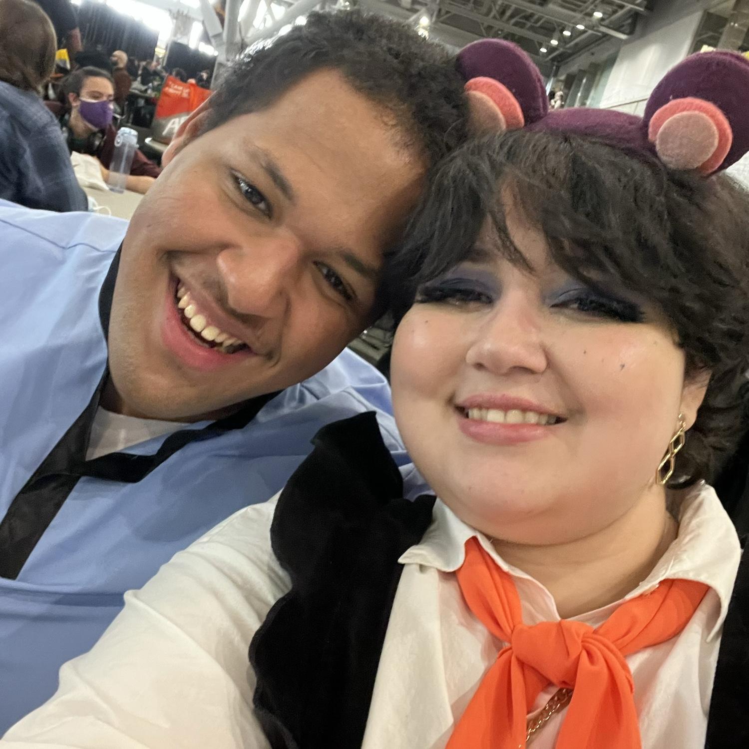 T: This was our first Nerd Convention™ together!
J: That cape was a little warm