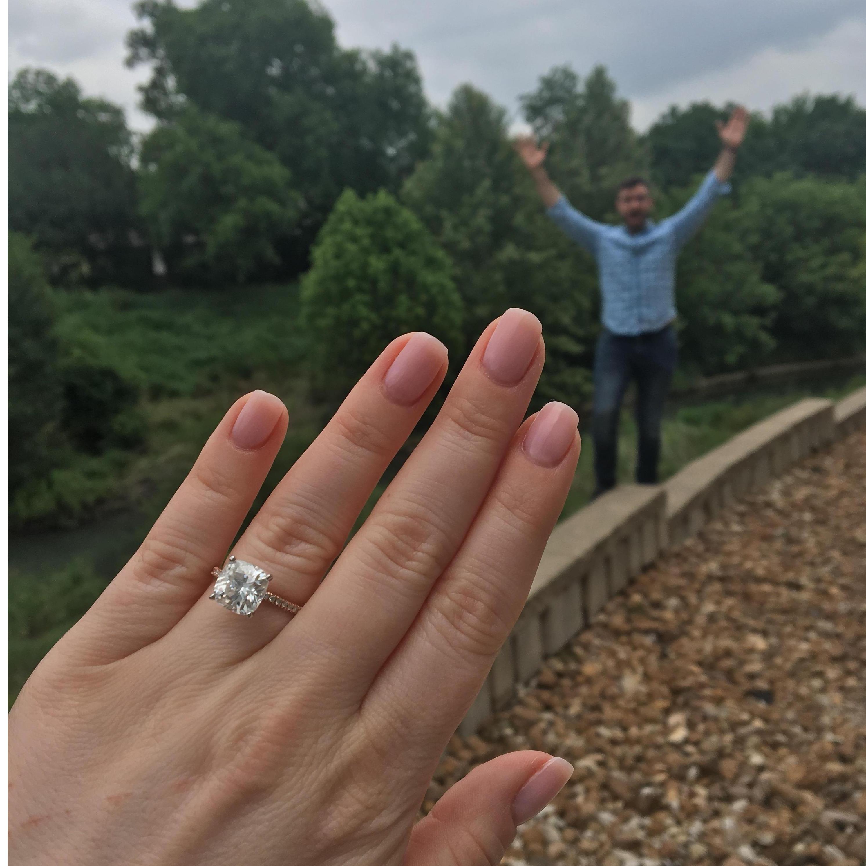 We're engaged!