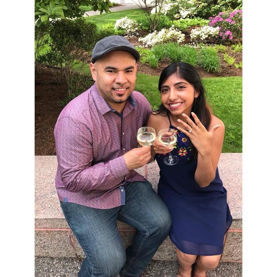 Anthony surprised Diane by proposing at the place where they met.....the Harvard Law School Pub.