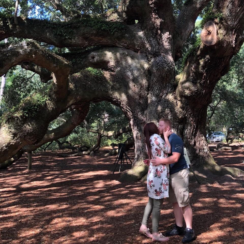 The moment right after I said YES!