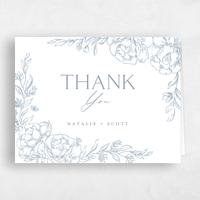 Blue Wedding Thank You - Armoise Landscape