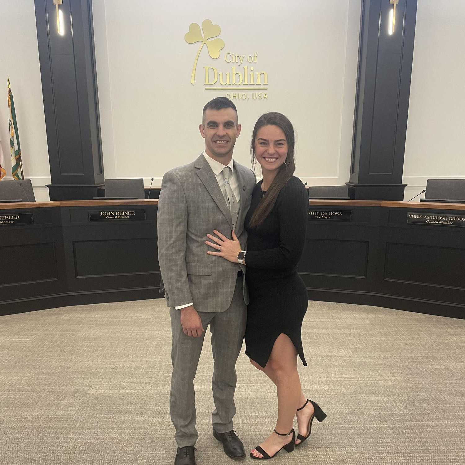 Hunter Swearing in with Dublin