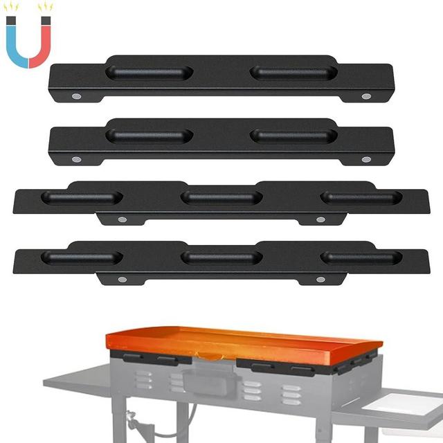 Wind Guards for Blackstone 36” Griddle Magnetic Wind Screens Stainless Steel Wind Screens Protect Flame Hold Heat Fit for Hood Blackstone Grill 4 Pack
