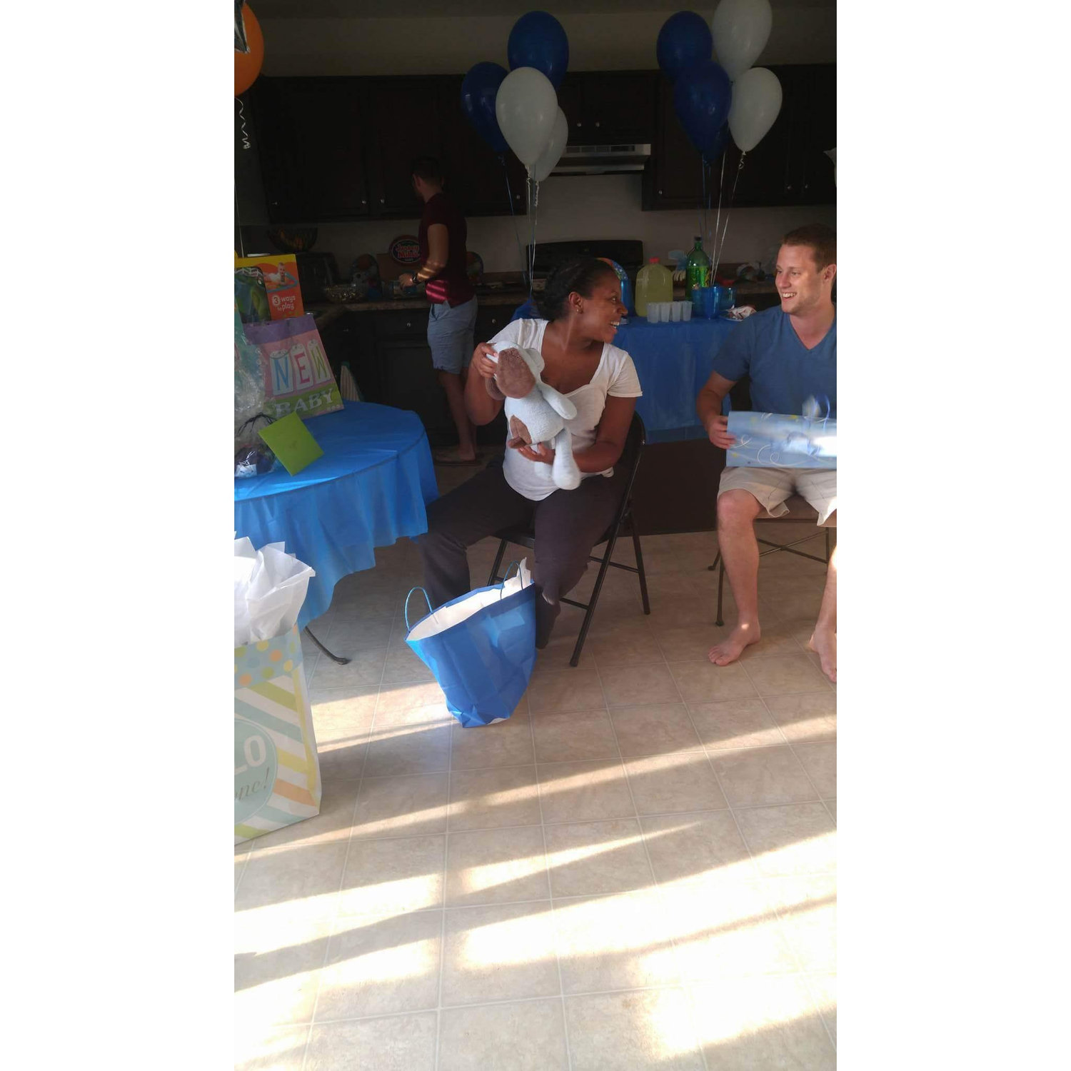 Surprise baby shower for Chrisitian down in Charlotte