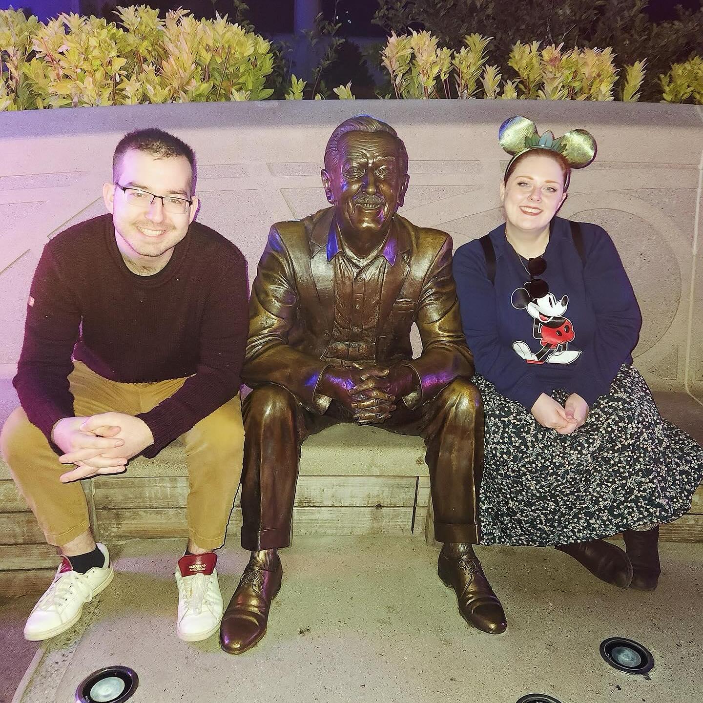 Hanging with our boy, Walt Disney