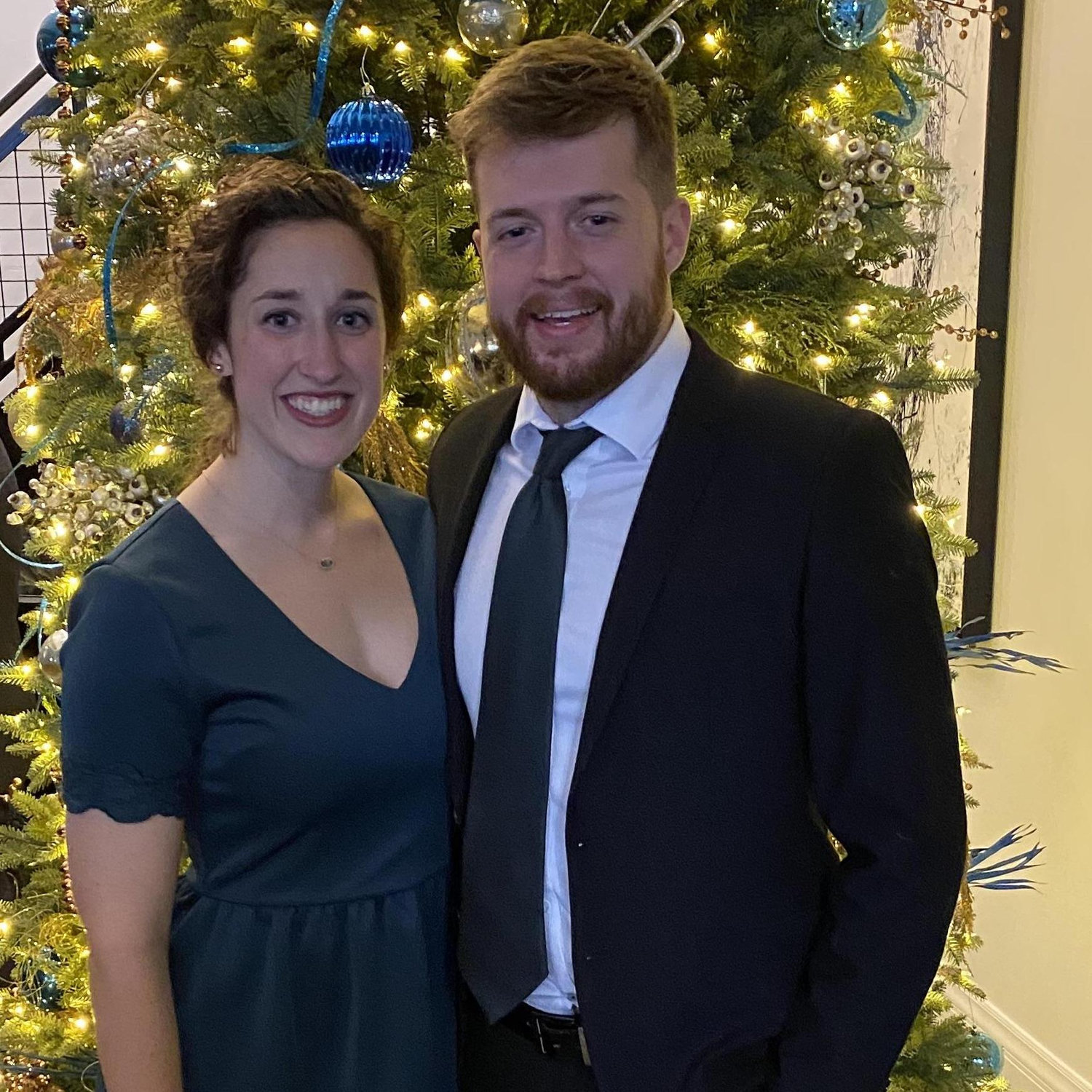 We attended our first wedding together (12/2019) for our dear friends, Kenny and Rachel Hall. Fun fact, Kenny is officiating our wedding!