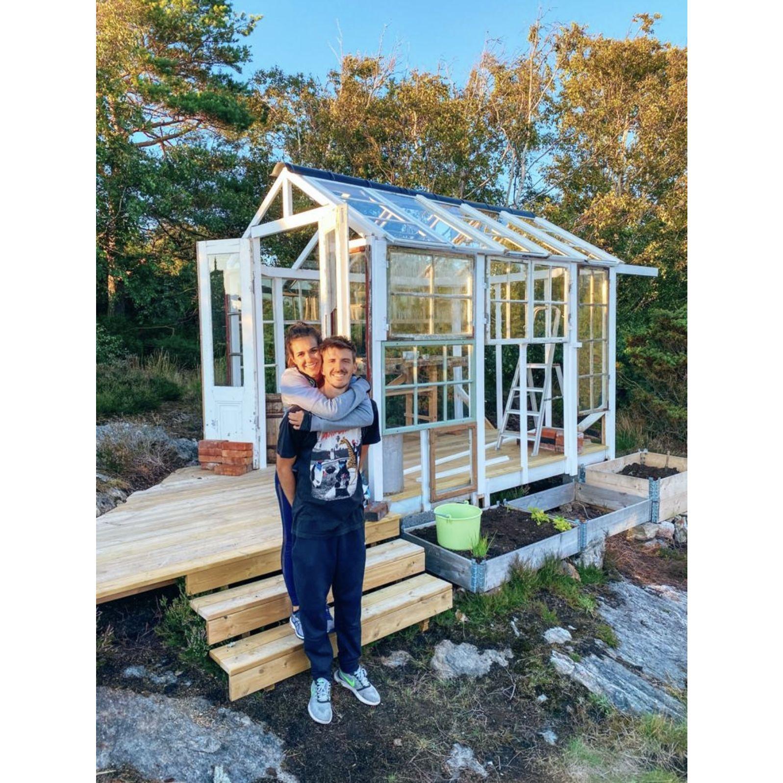 We built a greenhouse the summer of 2020