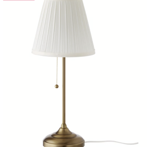 ÅRSTID Table lamp (brass/white)