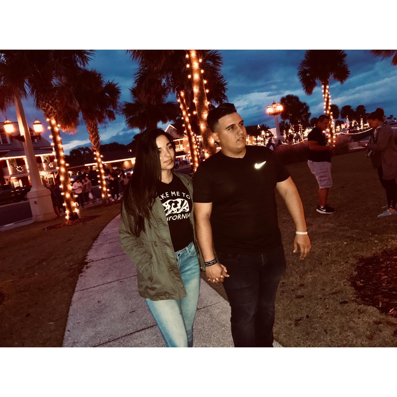 First time at St. Augustine together.