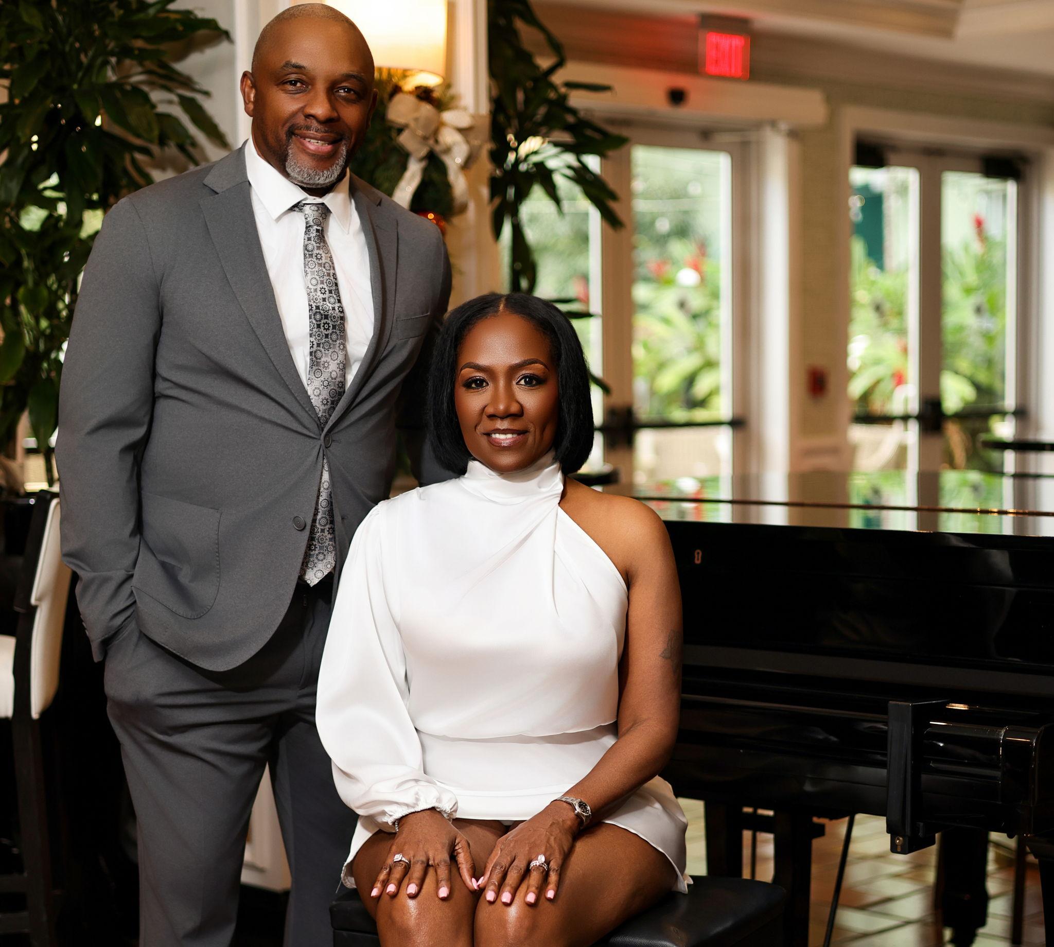 The Wedding Website of Demetra Mack and Dorlin Surin